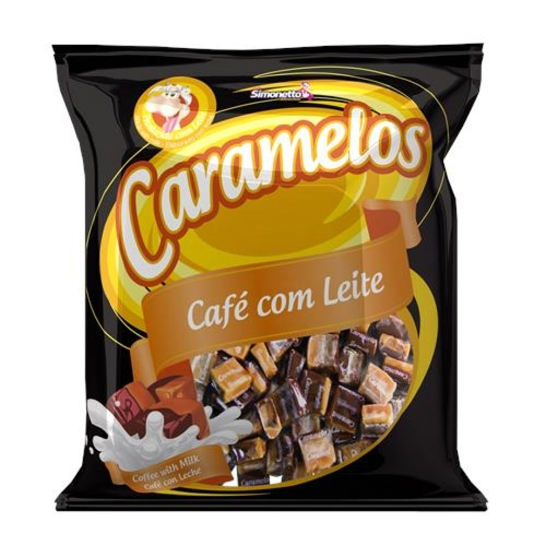 Detalhes do produto Caramelo Cafe Com Leite 500Gr Simonetto Cafe.leite