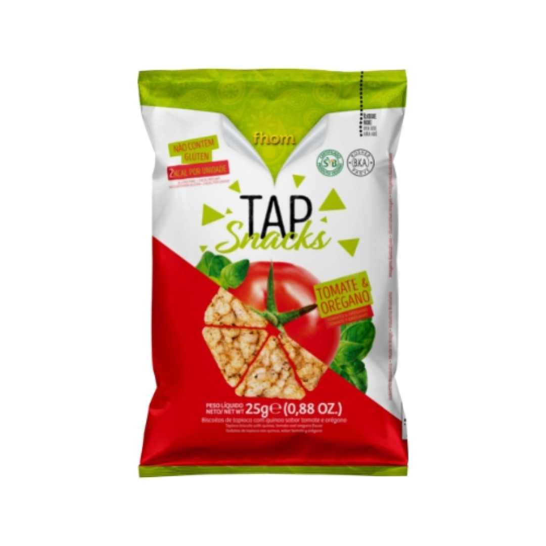 Detalhes do produto Bisc Tapioca Snack 25Gr Fhom Tomate
