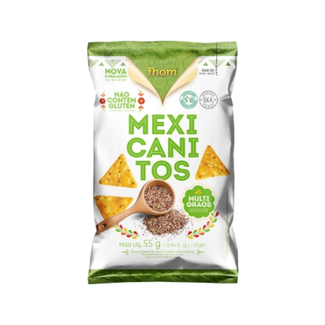 Detalhes do produto Salg Tortilha Mexicanitos 55Gr Fhom Multigraos