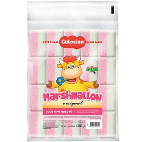 Detalhes do produto Marshmallow Pc 20X20Gr Gulosina Morango
