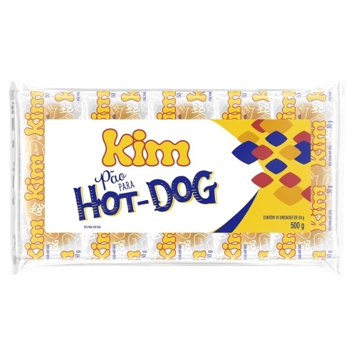 Detalhes do produto Pao Hot Dog Pc 10X50Gr Kim Paes .