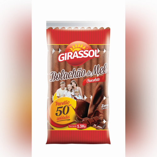 Detalhes do produto Bisc Bolachao Mel 50X26Gr Girassol Chocolate