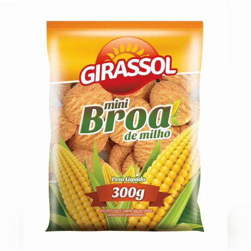 Detalhes do produto Bisc Mini Broa Milho 300Gr Girassol
 Milho Verde