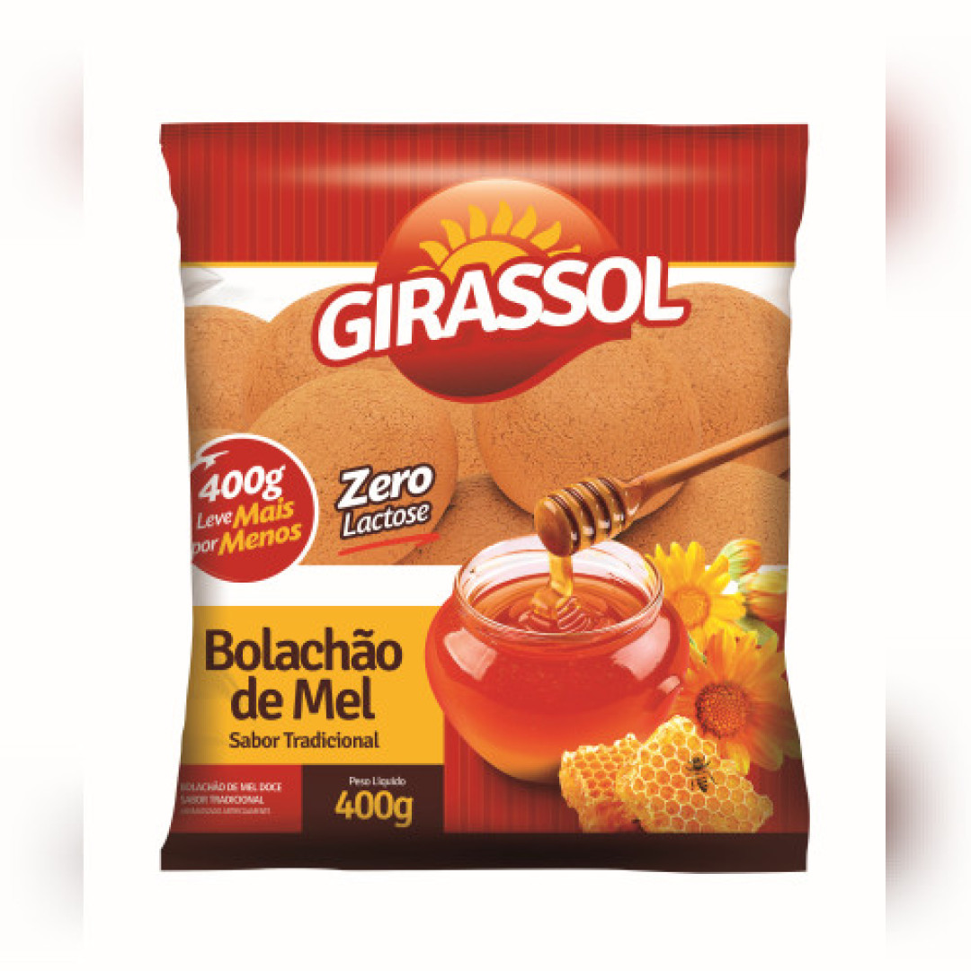 Detalhes do produto Bisc Bolachao Mel Calda 400Gr Girassol Mel