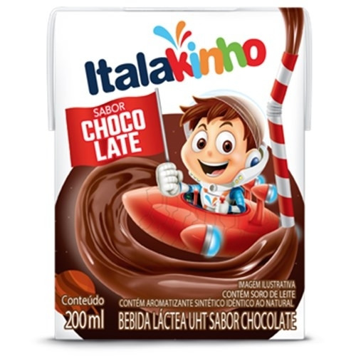 Detalhes do produto Bebida Lactea Italakinho 200Ml Italac Chocolate