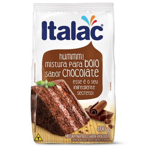 Detalhes do produto Mistura Bolo 400Gr Italac Chocolate