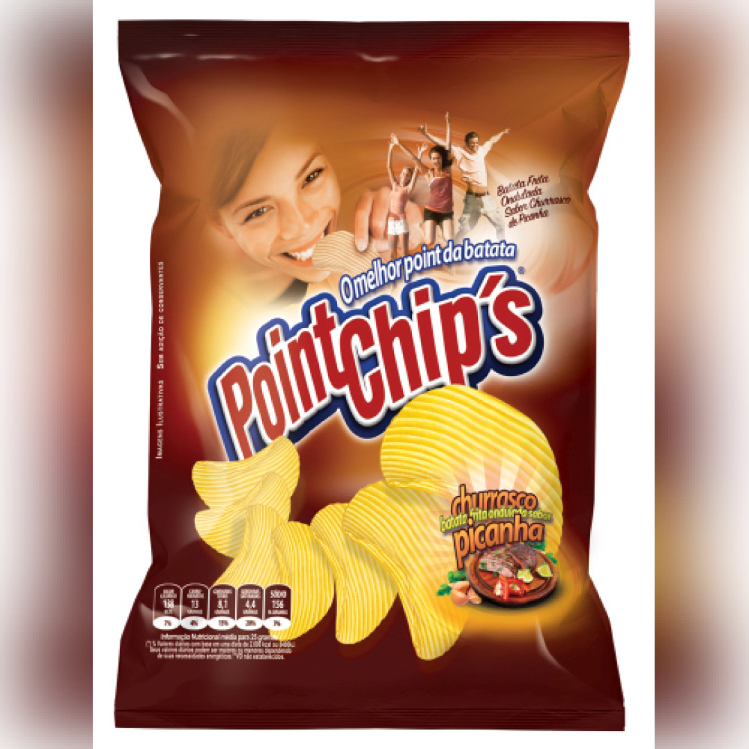 Detalhes do produto Batata Chips Ondulada 40Gr Pointchips Churrasco