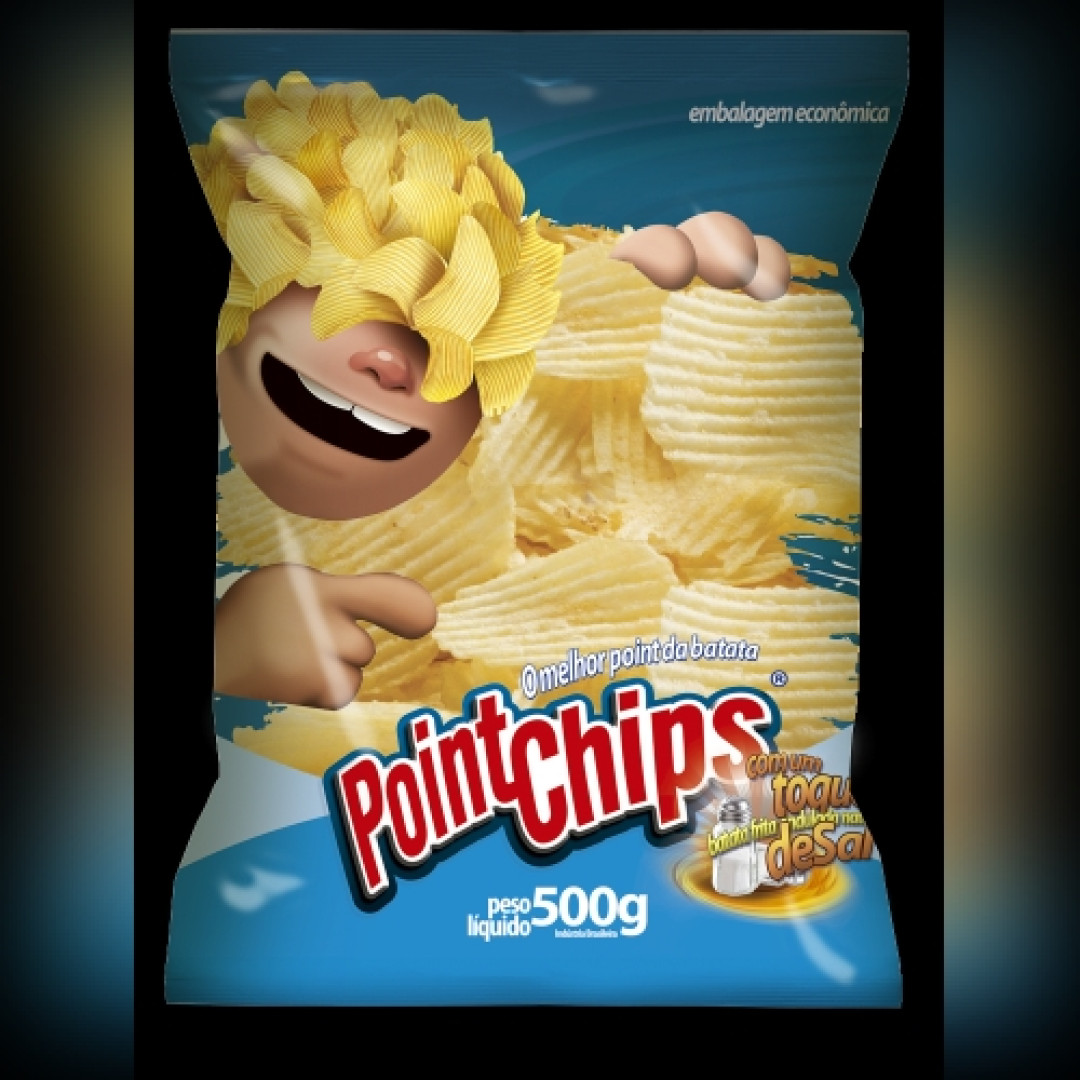 Detalhes do produto Batata Chips Ondulada 500Gr Pointchips Toque De Sal
