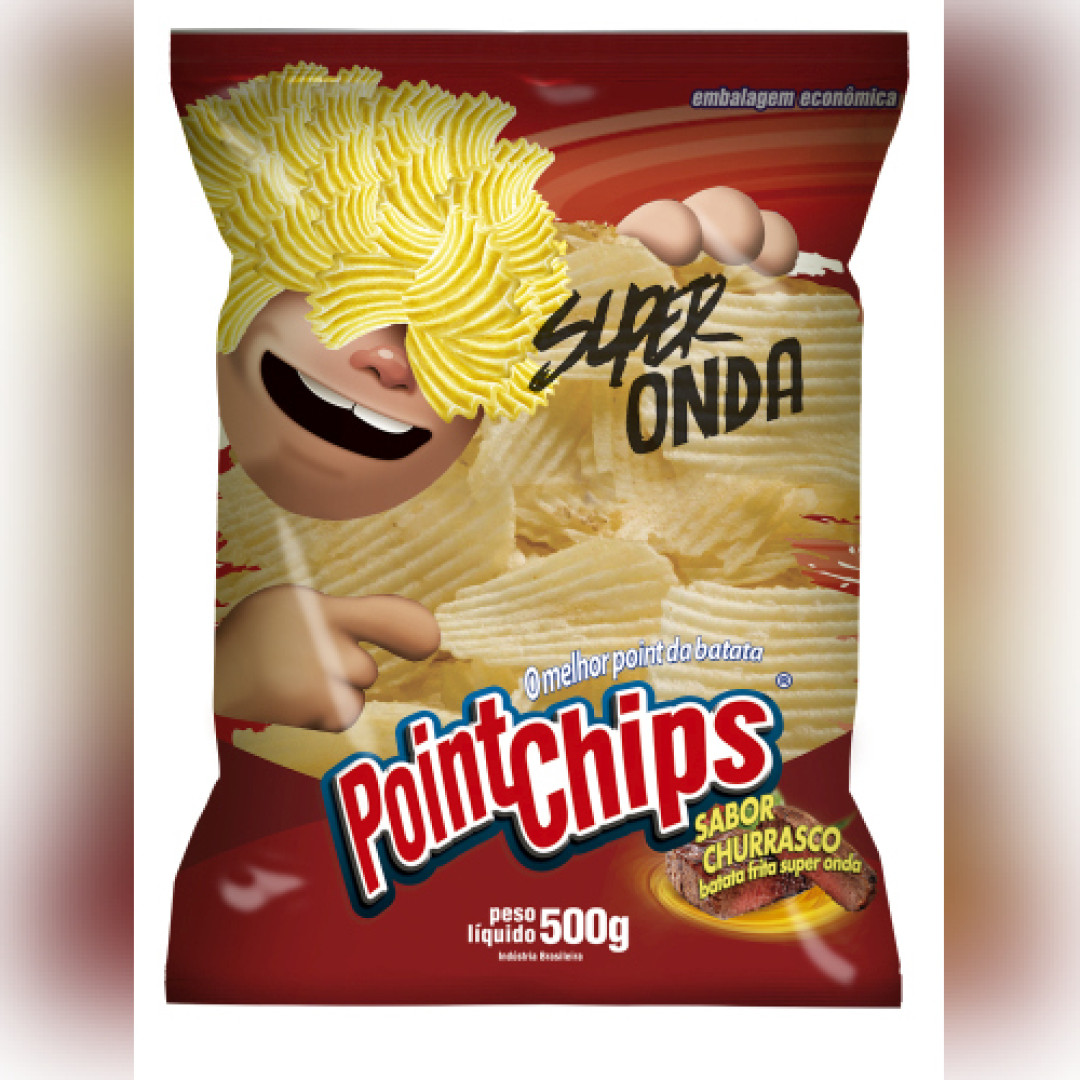Detalhes do produto Batata Chips Super Onda 500Gr Pointchips Churrasco