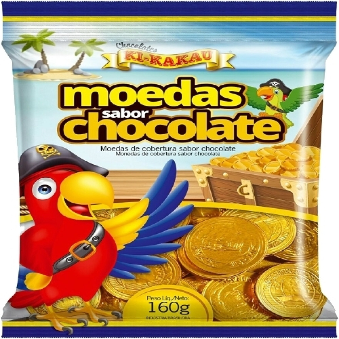 Detalhes do produto Choc Moedas 160Gr Ki Kakau Chocolate