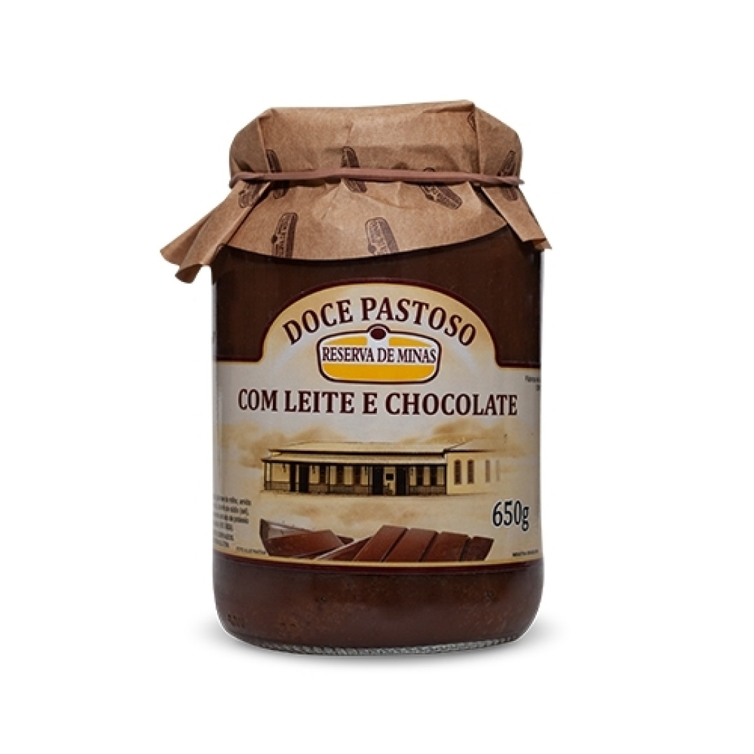 Detalhes do produto Doce Pastoso 650Gr Reserva De Minas Leite Chocolate
