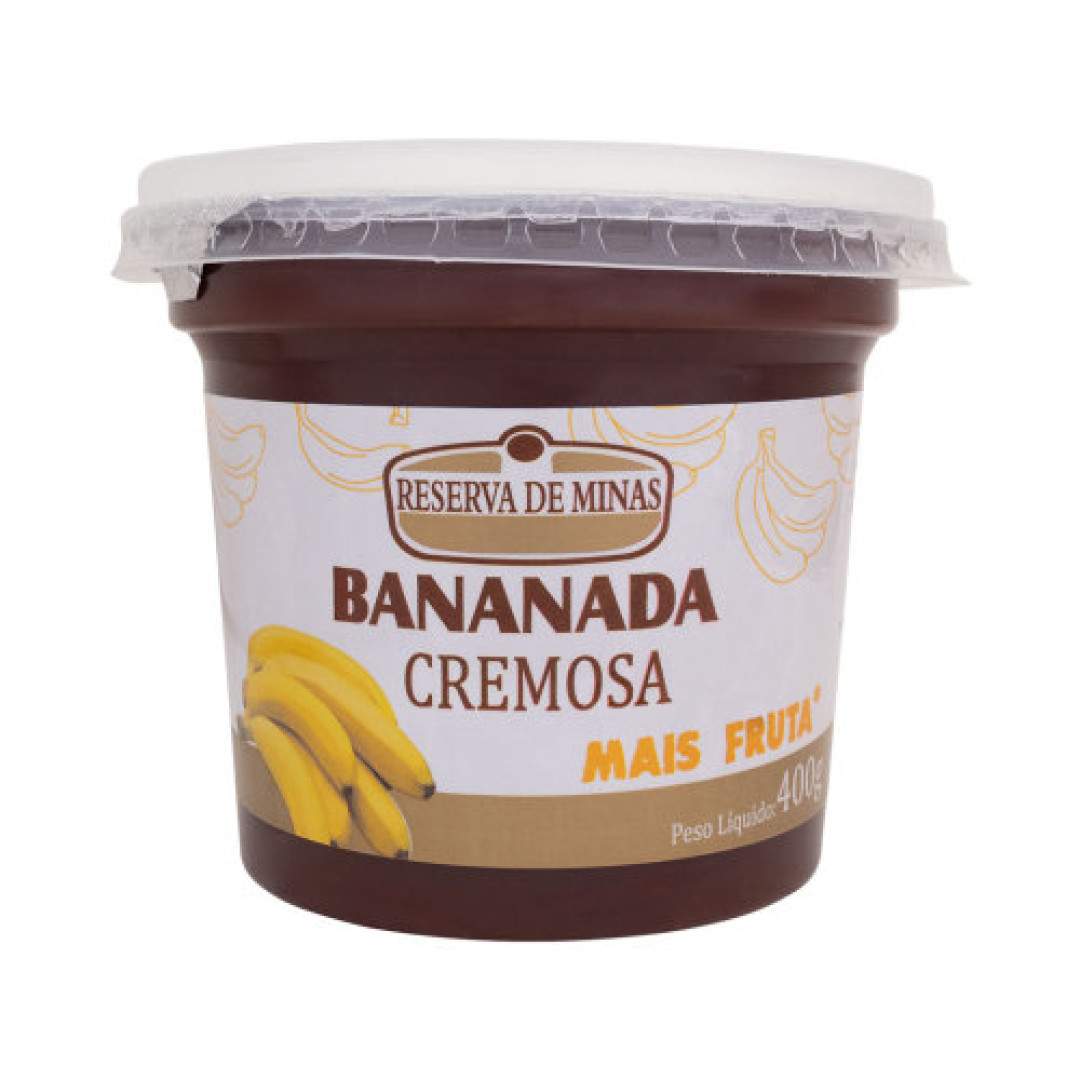 Detalhes do produto Bananada Cremosa 400Gr Reserva De Minas .