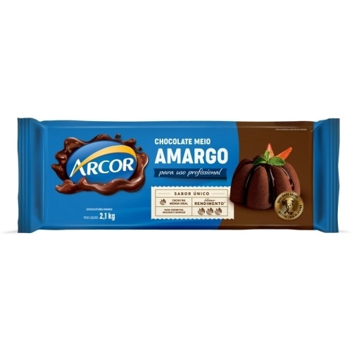 Detalhes do produto Cobert 2,1Kg Arcor Meio Amargo