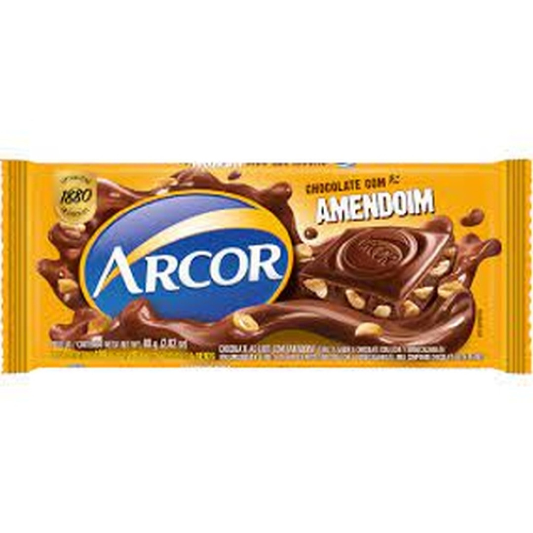 Detalhes do produto Choc 80Gr Arcor Amendoim