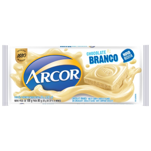 Detalhes do produto Choc 80Gr Arcor Choc Bco