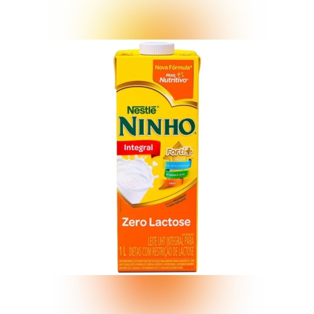 Detalhes do produto Leite Uht Ninho Zero Lactose 1L Piracanj Integral