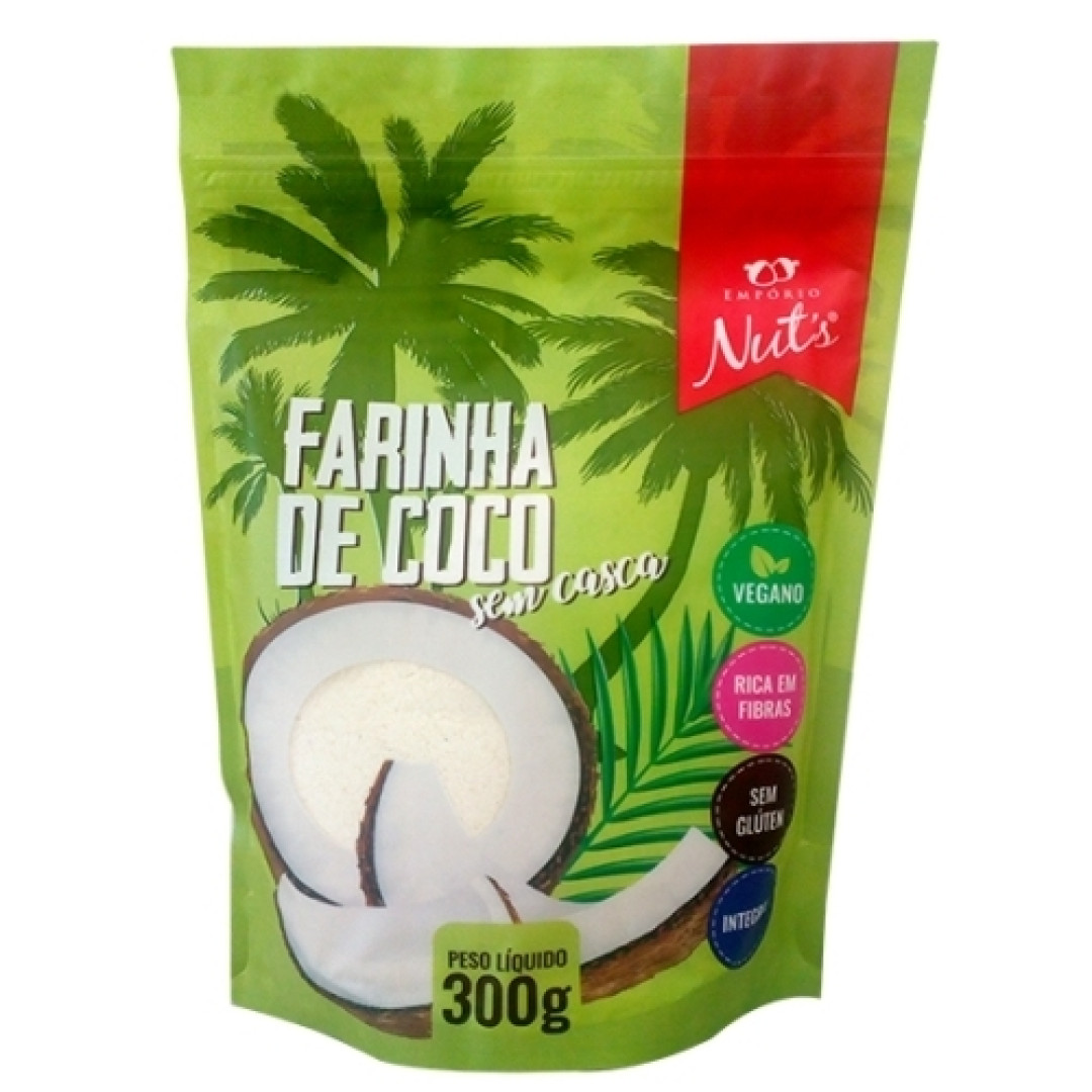 Detalhes do produto Farinha Coco Emporio Nuts Pc 300Gr Phyto .