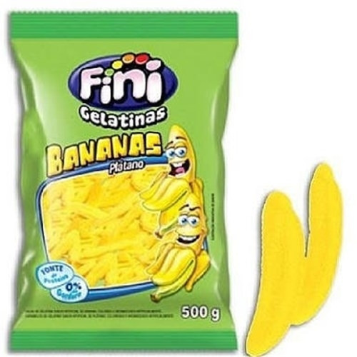 Detalhes do produto Bala Gel Bananas 500Gr Fini Banana