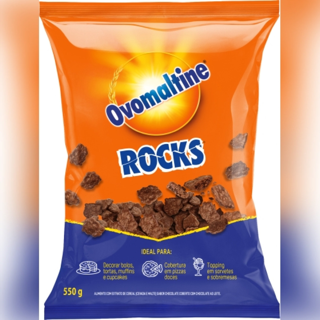 Detalhes do produto Cereal Rocks Pc 550Gr Ovomaltine Chocolate