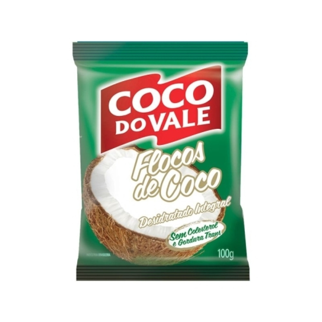 Detalhes do produto Coco Flocos Pc 100Gr Do Vale Integral.desidr
