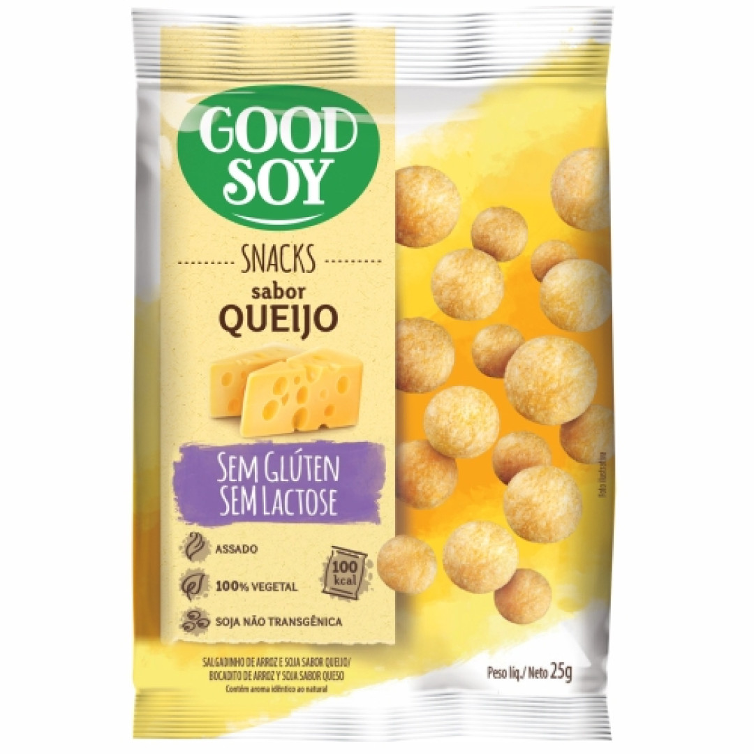 Detalhes do produto Salg Snack 25Gr Goodsoy  Queijo