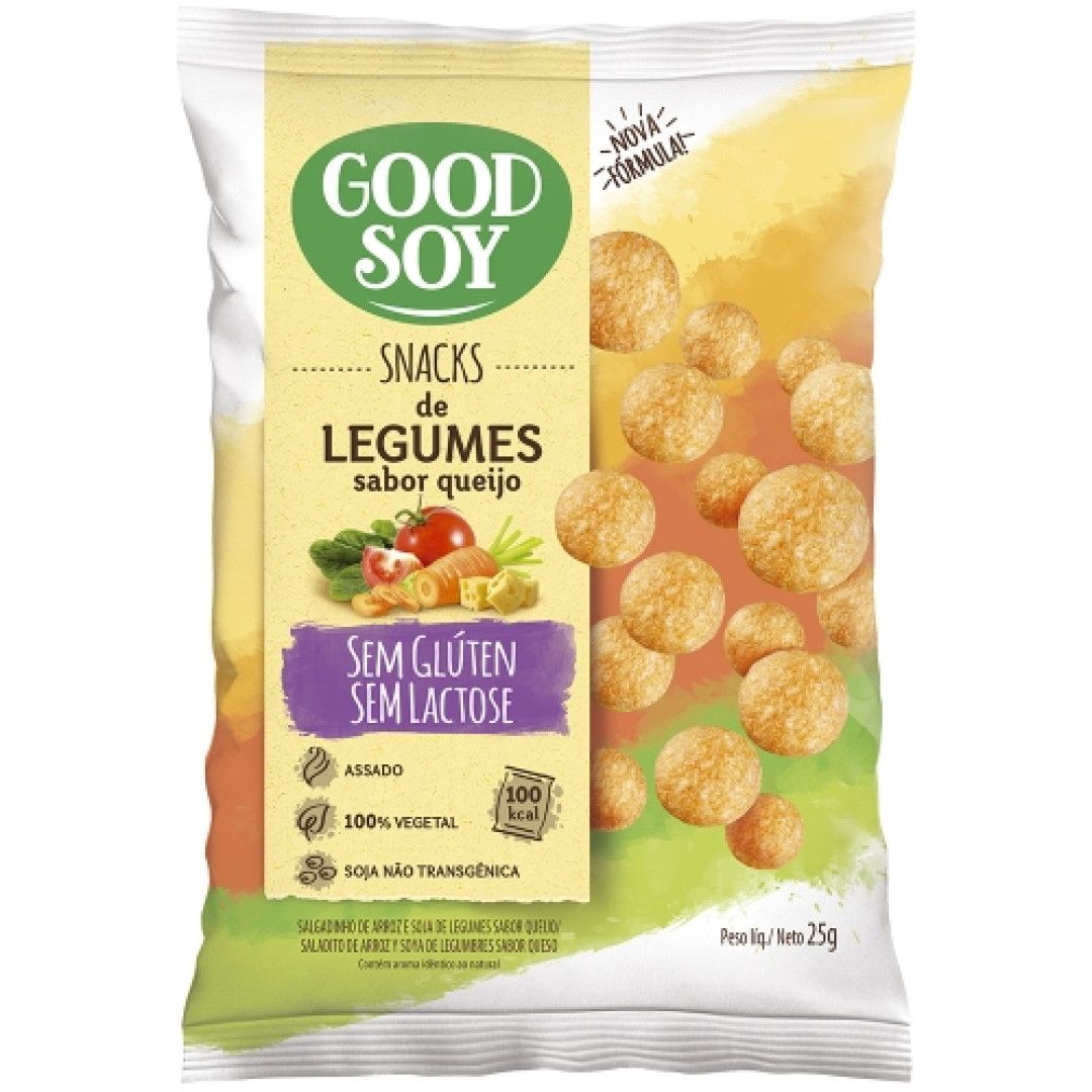 Detalhes do produto Salg Snack 25Gr Goodsoy  Legumes