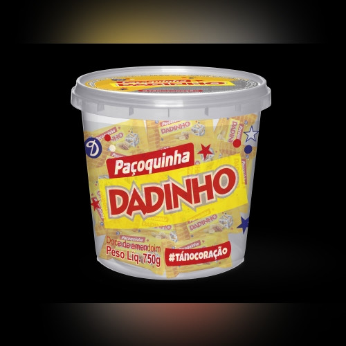 Detalhes do produto Pacoca Rolha Pt 50X15Gr Dadinho Amendoim