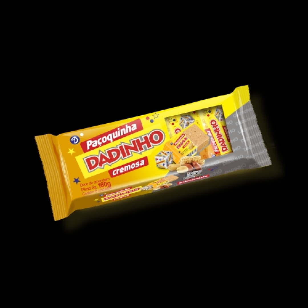 Detalhes do produto Pacoca Quad Embr 8X20Gr Dadinho Amendoim