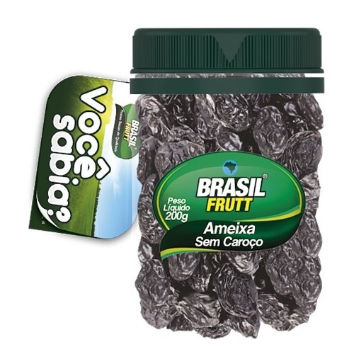 Detalhes do produto Ameixa Sem Caroco Pt 200Gr Brasil Frutt Natural