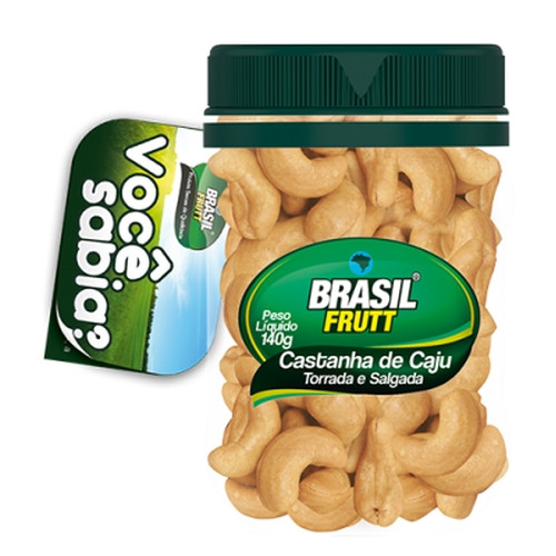 Detalhes do produto Castanha Caju Pt 140Gr Brasil Frutt Torrado.salgado