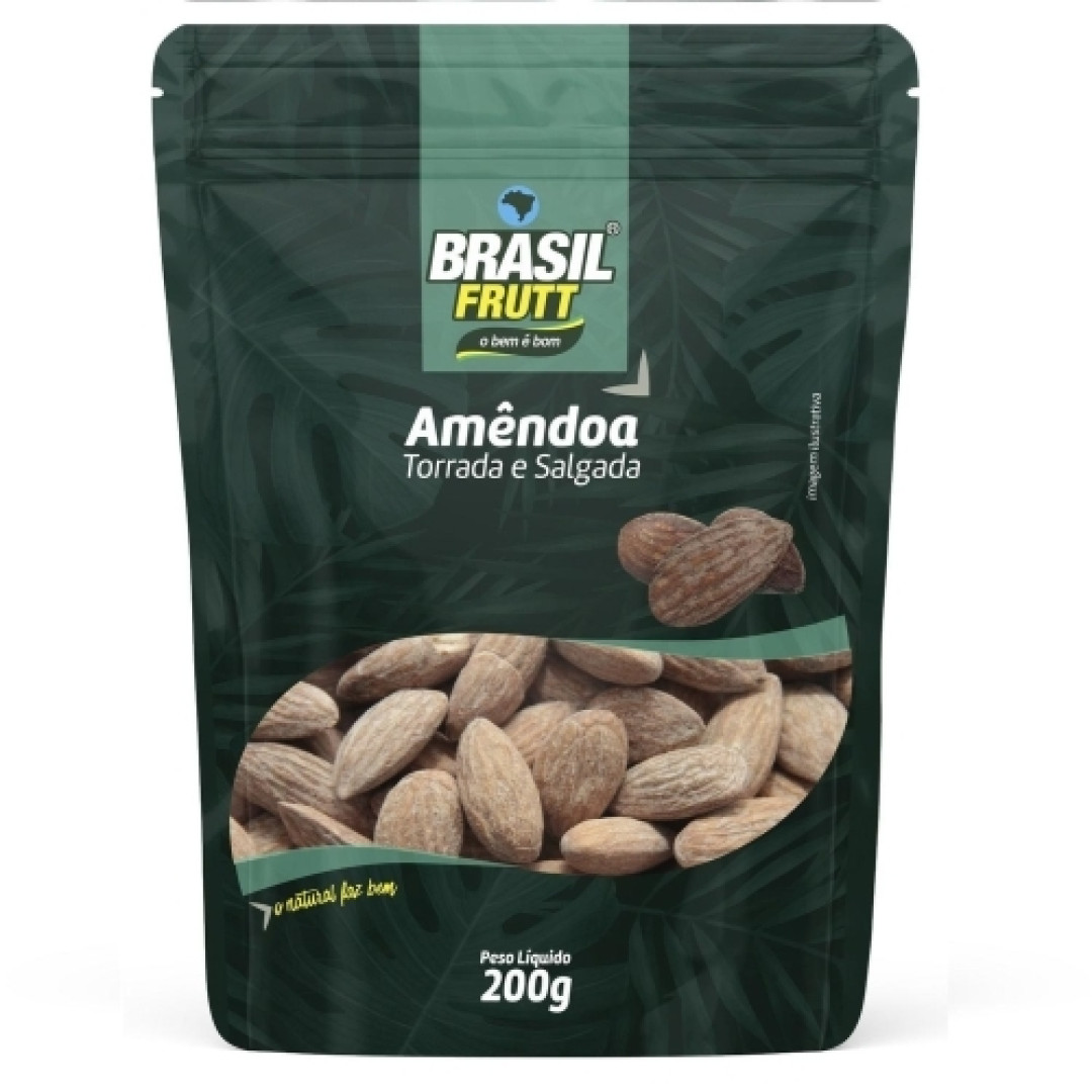 Detalhes do produto Amendoa Pc 200Gr Brasil Frutt Torrado.salgado