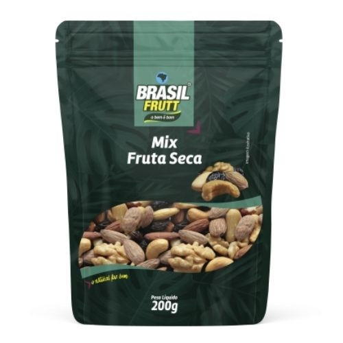 Detalhes do produto Fruta Seca Mix Pc 200Gr Brasil Frutt Doce