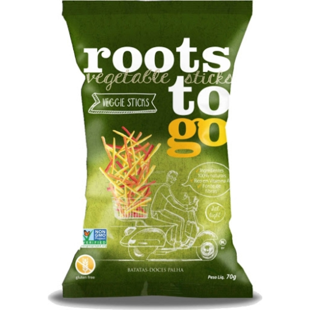 Detalhes do produto Snack Veggie 70Gr Roots To Go .