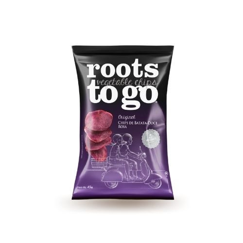 Detalhes do produto Chips Purple Sweet 45Gr Roots To Go Batata Doce Rox