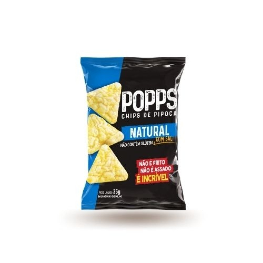 Detalhes do produto Batata Chips Popps 35Gr Roots To Go  Natural