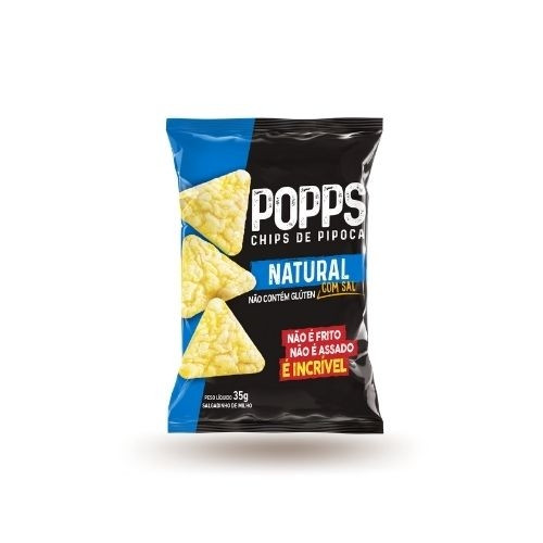 Detalhes do produto Pipoca Chips Popps 35Gr Roots To Go  Natural