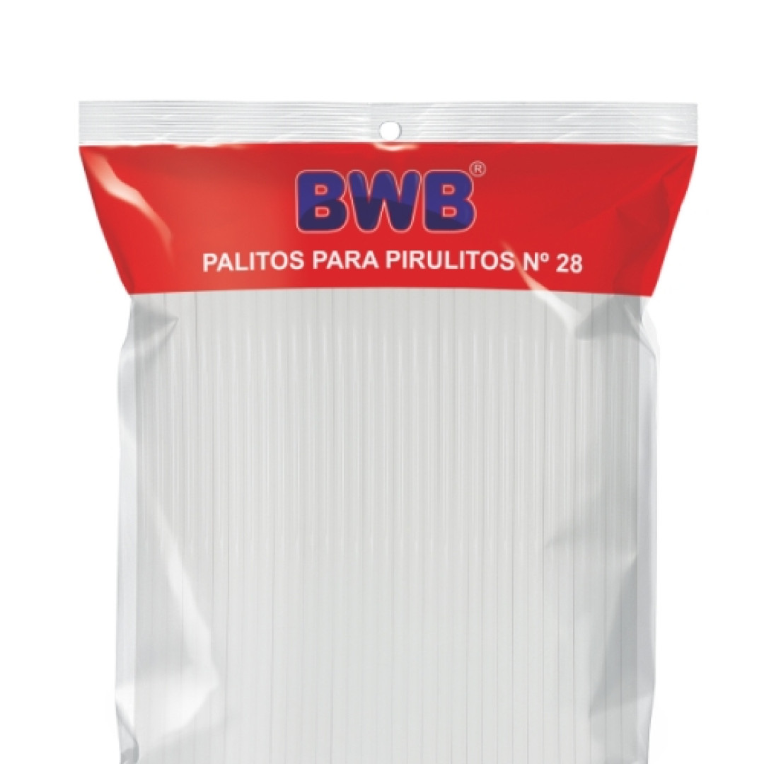 Detalhes do produto X Palito Pirulito N28 50Un Bwb Branco