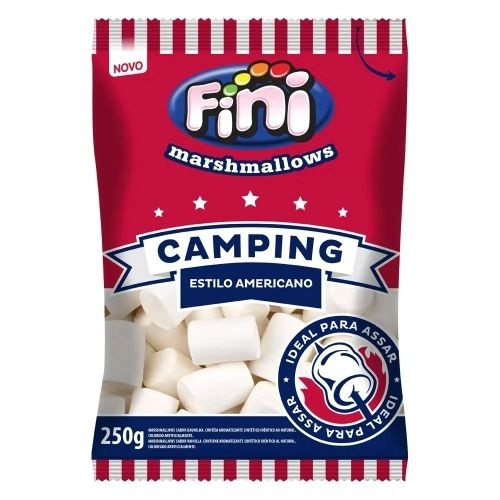 Detalhes do produto Marshmallow Camping P/ Assar 250Gr Fini Baunilha