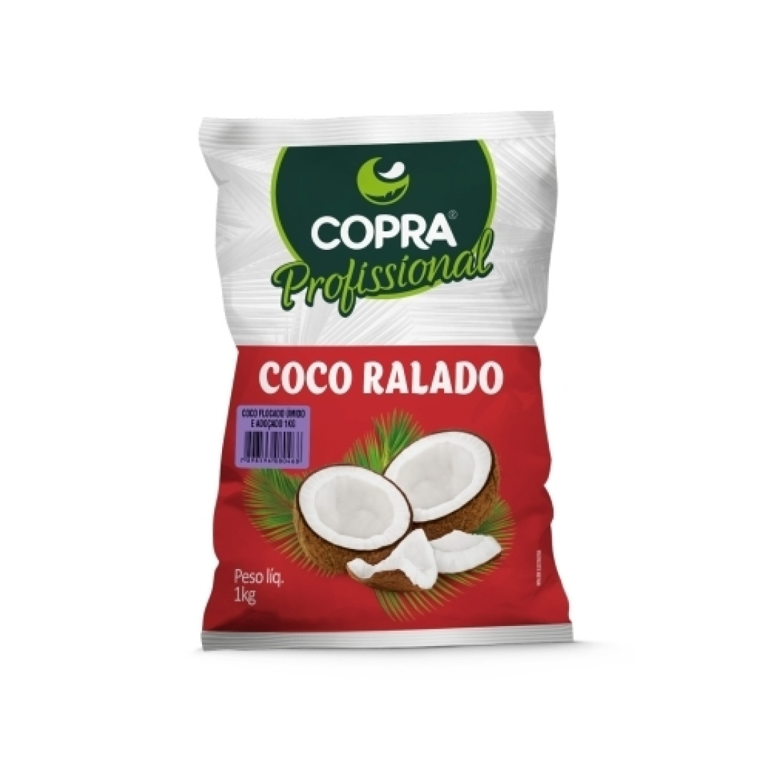 Detalhes do produto Coco Flocado 1Kg Copra Adocado.umido