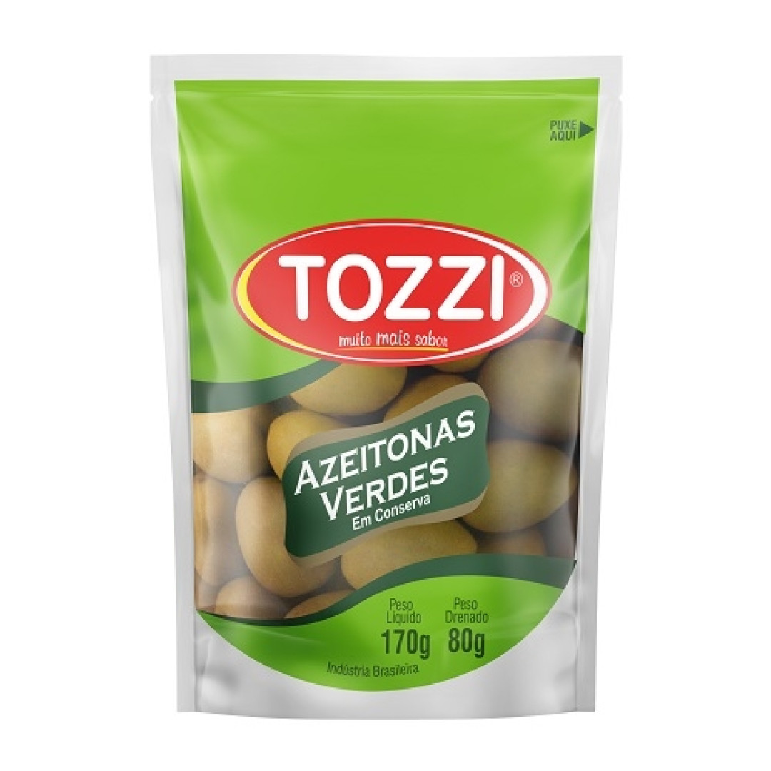 Detalhes do produto Azeitonas C Caroco Sache 80Gr Tozzi Verde