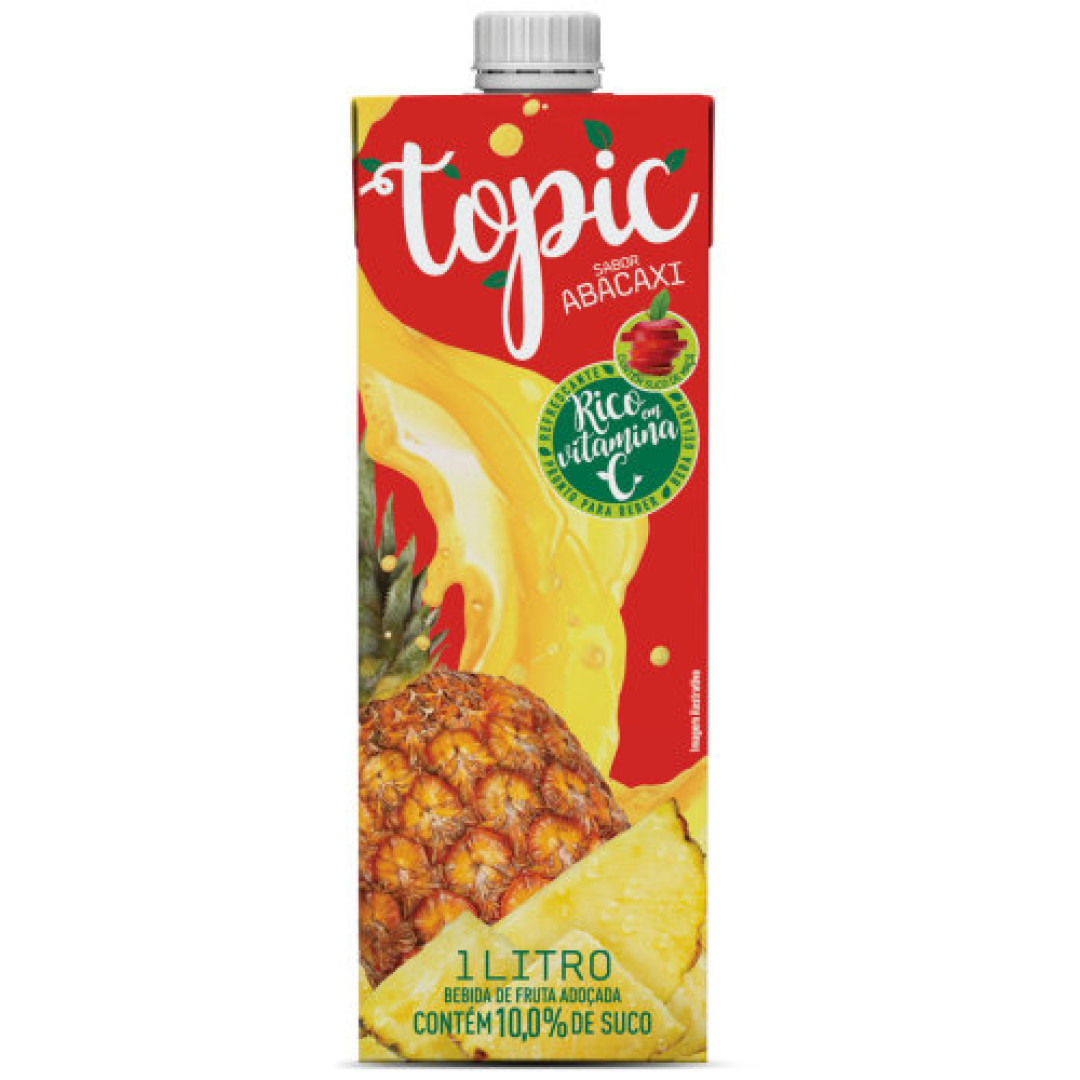 Detalhes do produto Suco Topic 1Lt Tecpolpa Abacaxi.maca