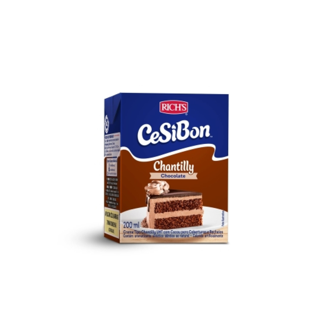 Detalhes do produto Chantilly Cesibon 200Ml Richs Chocolate