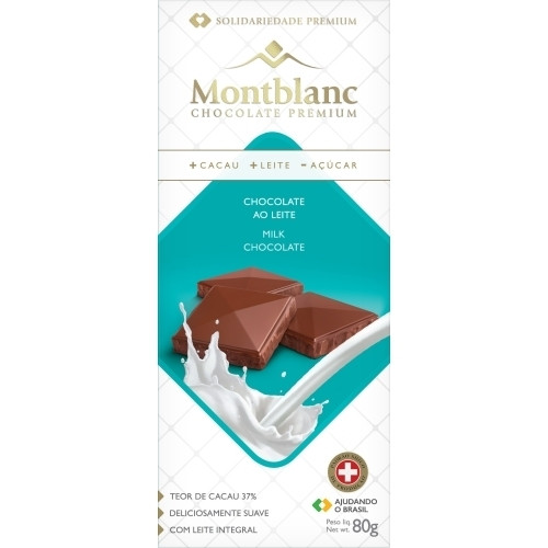 Detalhes do produto Choc 80Gr Montblanc Chocolate