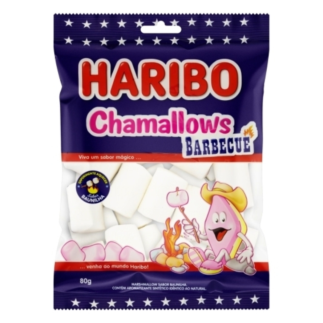 Detalhes do produto Marshmallow Chamallows Barbec 80Gr Harib Baunilha