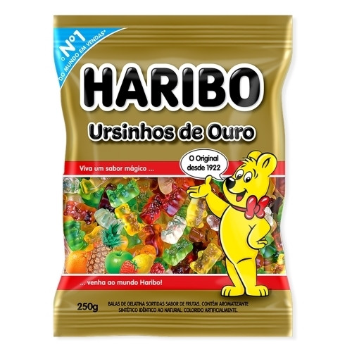 Detalhes do produto Bala Gel Ursinhos De Ouro 250Gr Haribo Frutas