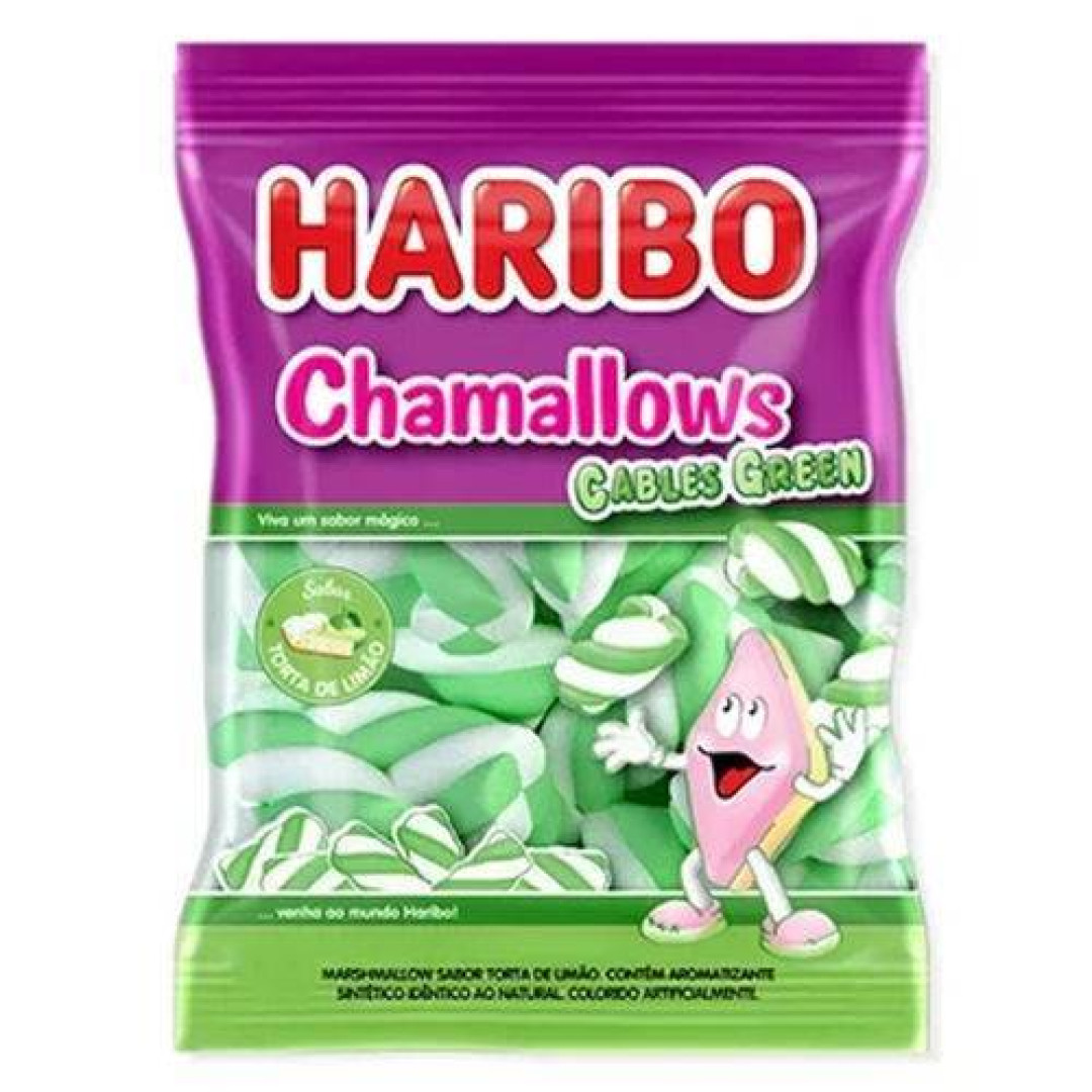 Detalhes do produto Marshmallow Chamallows Green 80Gr Haribo Torta De Limao