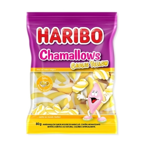 Detalhes do produto Marshmallow Chamallows Yellow 80Gr Harib Mousse Maracuja