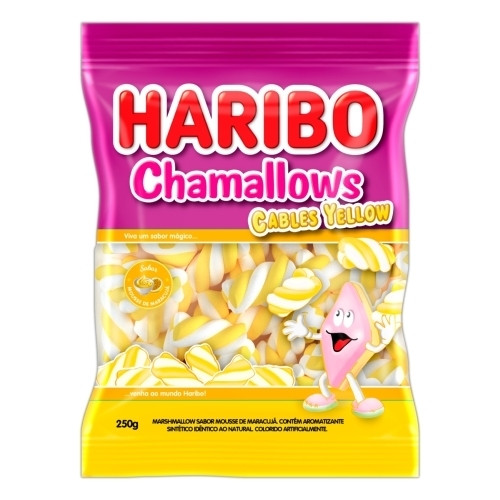Detalhes do produto Marshmallow Chamallows Yellow 250Gr Hari Mousse Maracuja