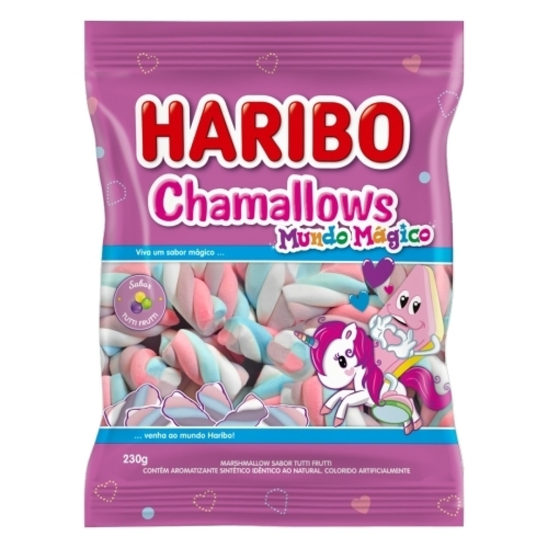 Detalhes do produto Marsh Chamallows Mundo Mag 230Gr Haribo Tutti Frutti