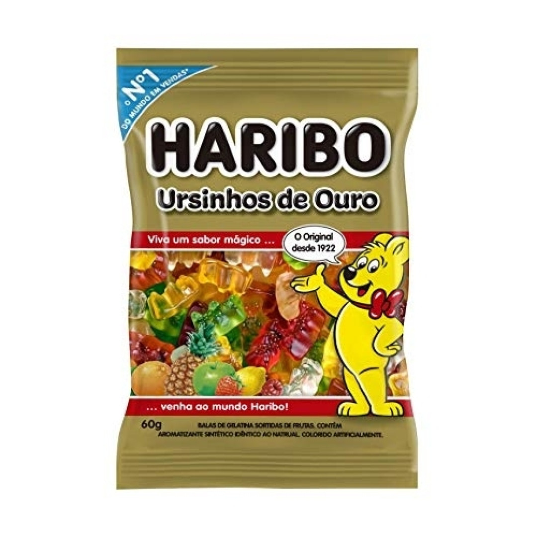 Detalhes do produto Bala Gel Ursinhos De Ouro 60Gr Haribo Frutas